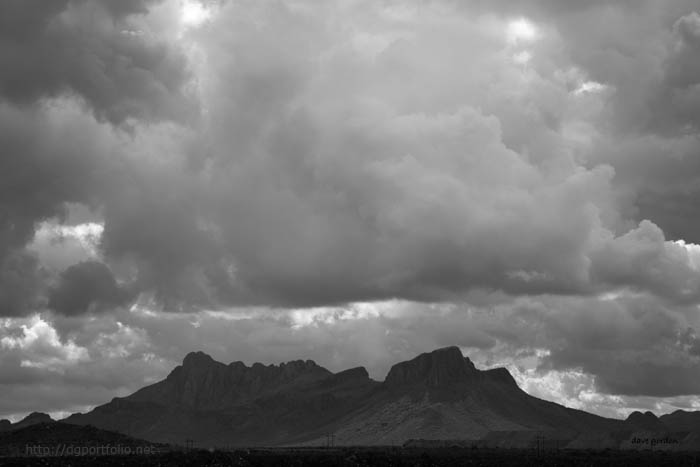 Tucson V BW fine art black and white landscape photo