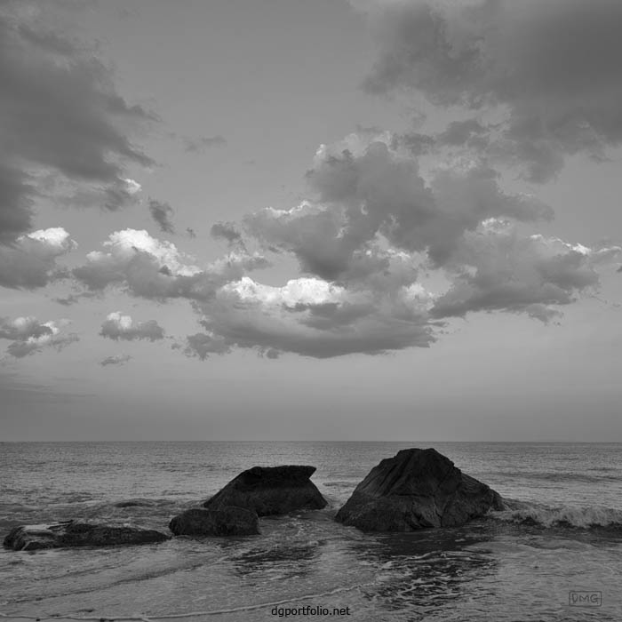 Fine art black and white landscape photograph by Dave Gordon